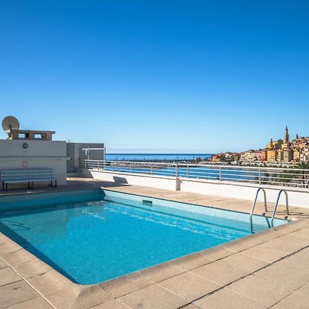 Le Rocamare - Piscine Toit Terrasse - Parking Prive - Terrasse Apartman Menton Kültér fotó